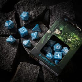 Elven Dice: Elvish Glacier & White Dice Set