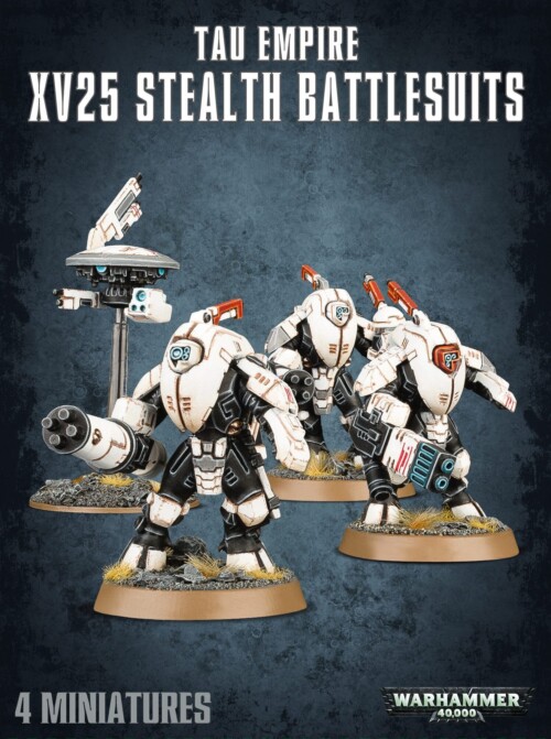Tau empire XV25 stealth battlesuits