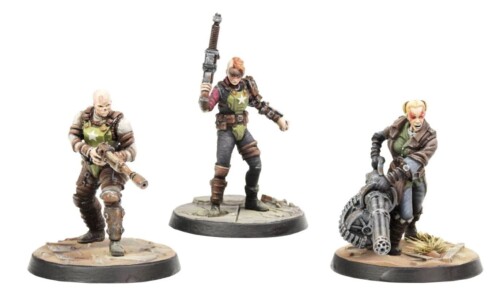 Fallout Wasteland Warfare - Ack-Ack, Sinjin & Avery