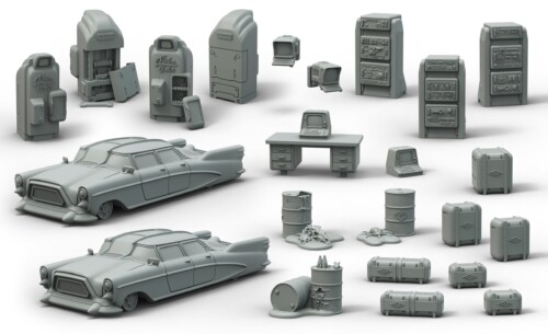 Fallout Wasteland Warfare - Starter Scenic Set