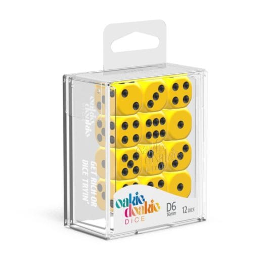 Oakie Doakie Dice dés D6 16 mm Solid