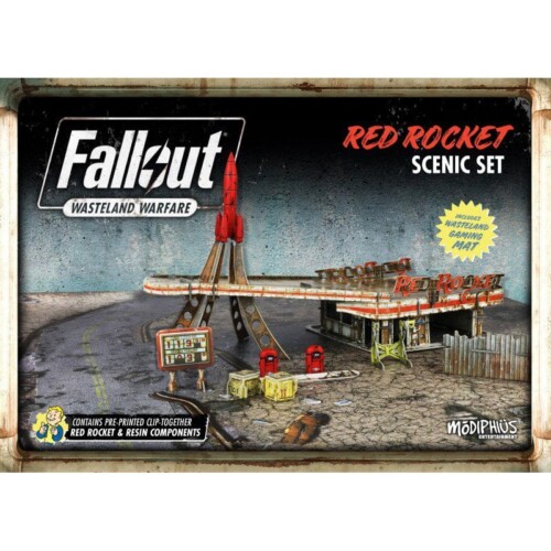 Fallout Wasteland Warfare - Red Rocket Scenic Set