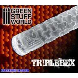 Rouleau hexagone triple