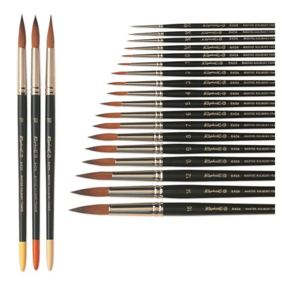 Pinceau Raphaël Kolinsky S N°3/0 Pointe fine - Série 8404