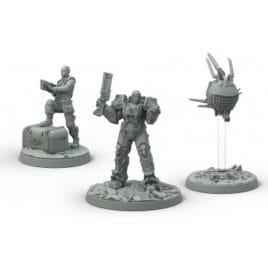 Fallout: Wasteland Warfare – Brotherhood of Steel Knight-Captain Cade and Paladin Danse