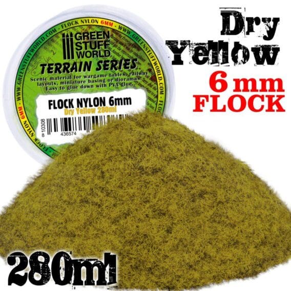 Herbe Statique 6 mm - Jaune sec - 280ml