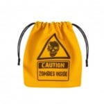 Zombie Yellow & black Dice Bag - sac pour dés