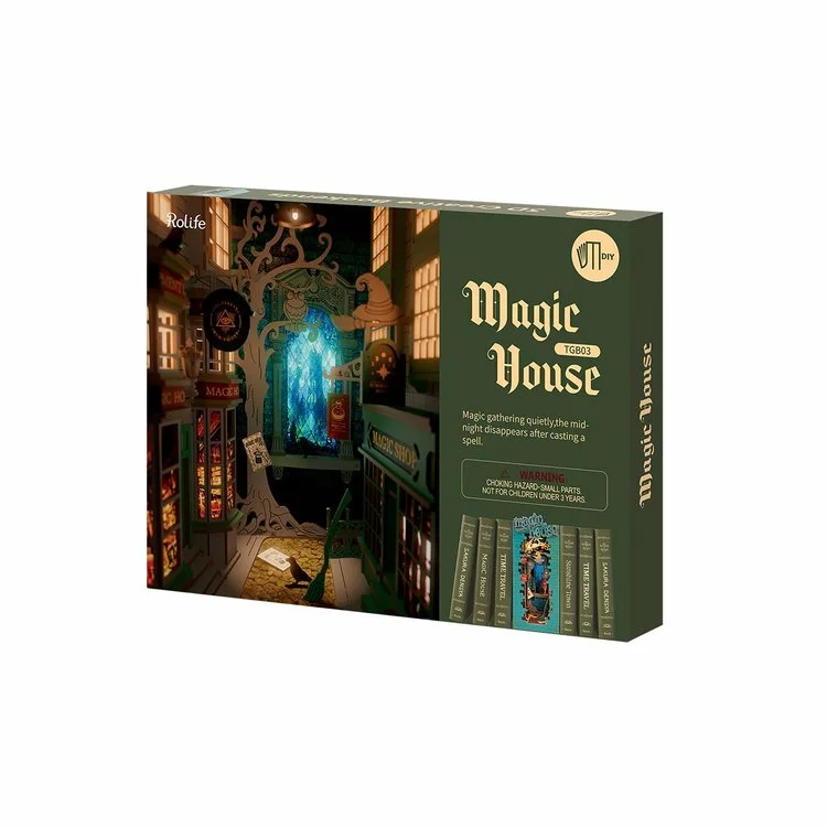 livre en kit bookend magic house