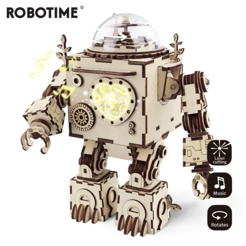 boîte à musique robot steam punk orphée