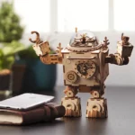 boîte à musique robot steam punk orphée