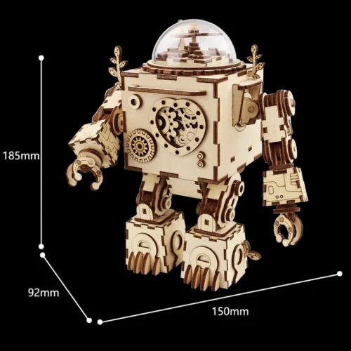 boîte à musique robot steam punk orphée