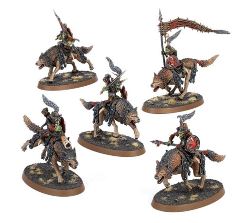 gloomspite chevaucheurs loups