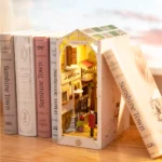 livre en kit bookend ville ensoleillée