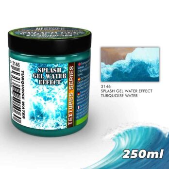 gel a effet d eau turquoise 250ml