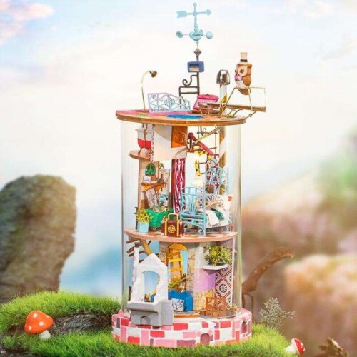 diorama maison fleurie bloomy house
