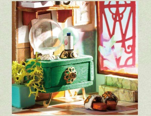 diorama maison fleurie bloomy house