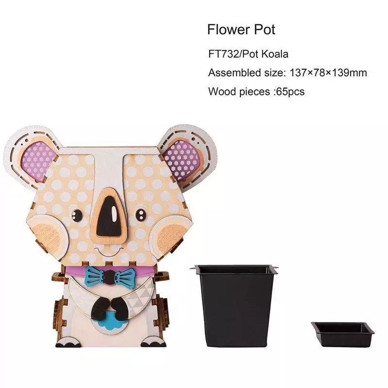 pot à fleurs koala