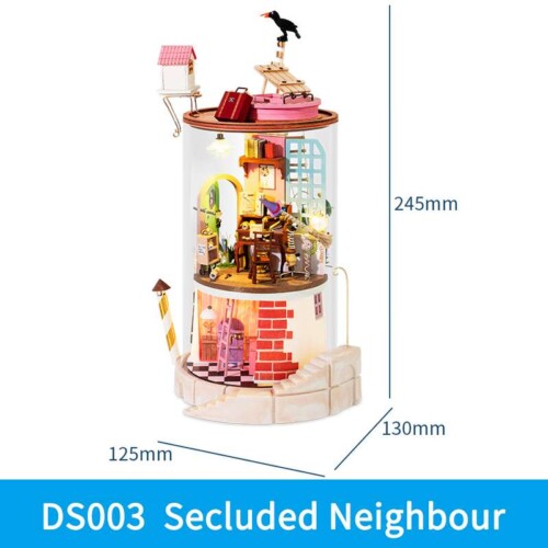 diorama voisin isolé secluded neighbour