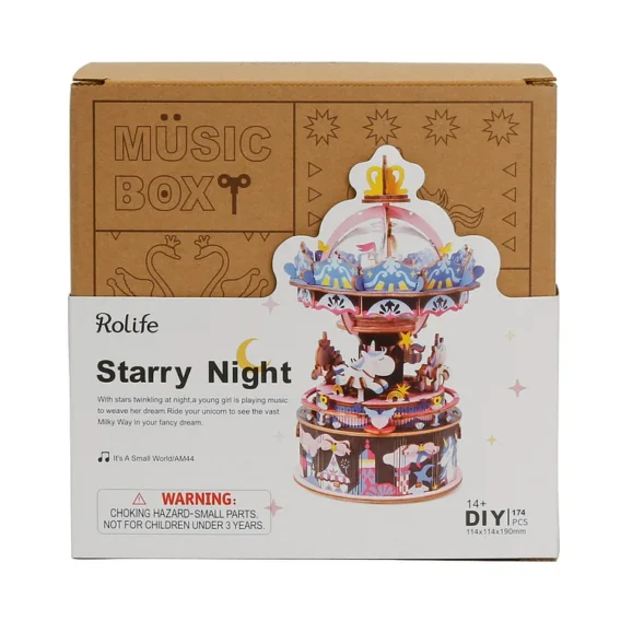 boîte à musique caroussel starry night