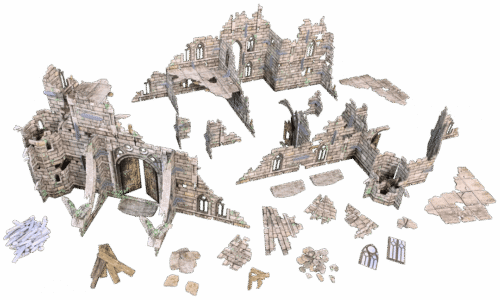 battle systems ruined monastery
