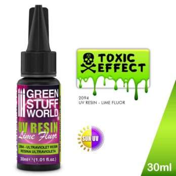 green stuff world résine uv 30ml effet toxique