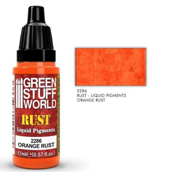 pigments liquides orange rust