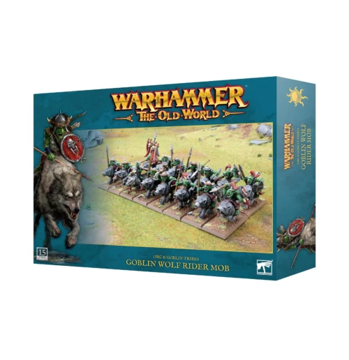 99122709007-WHTOW Orc and Goblin Tribes Goblin Wolf Rider Mob