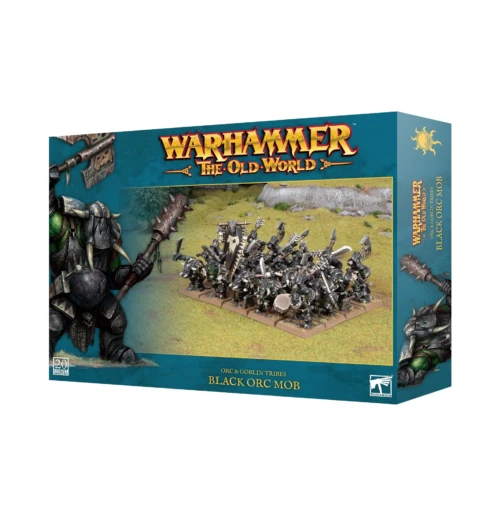 99122709010-WHTOW Orc and Goblin Tribes Black Ork Mob