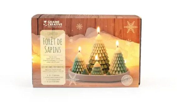 COFFRET DIY BOUGIE FORET DE SAPINS