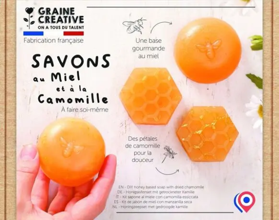 Kit DIY Savons au Miel et à la camomille