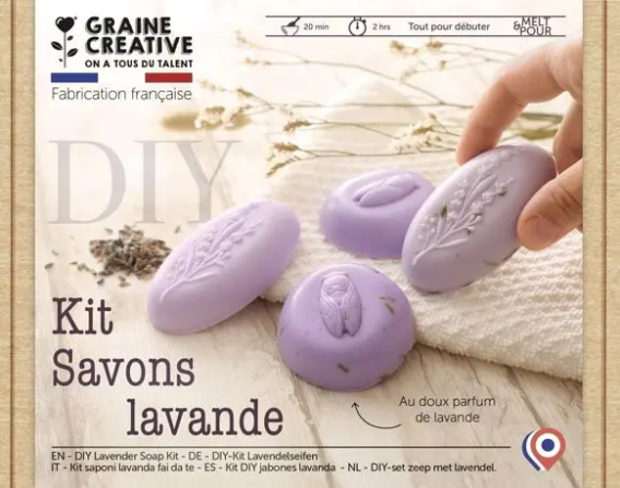 KIT DIY SAVONS LAVANDE