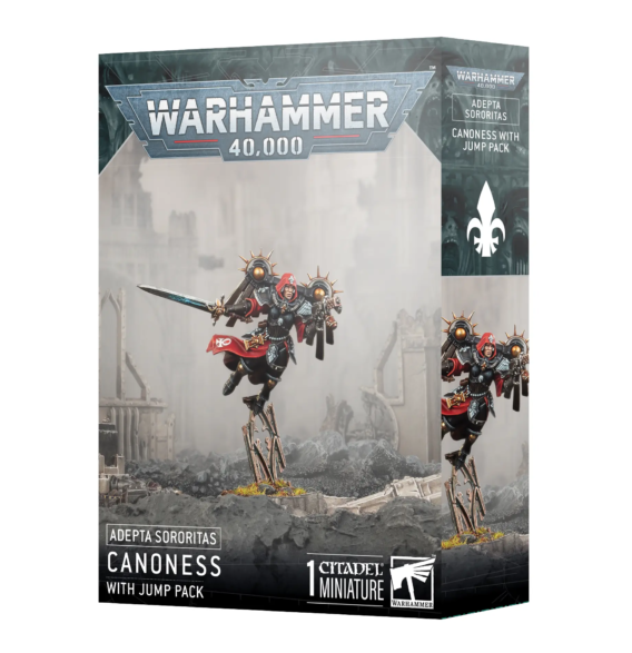 99120108103-Warhammer 40000 Adepta Sororitas Canoness With Jump Pack